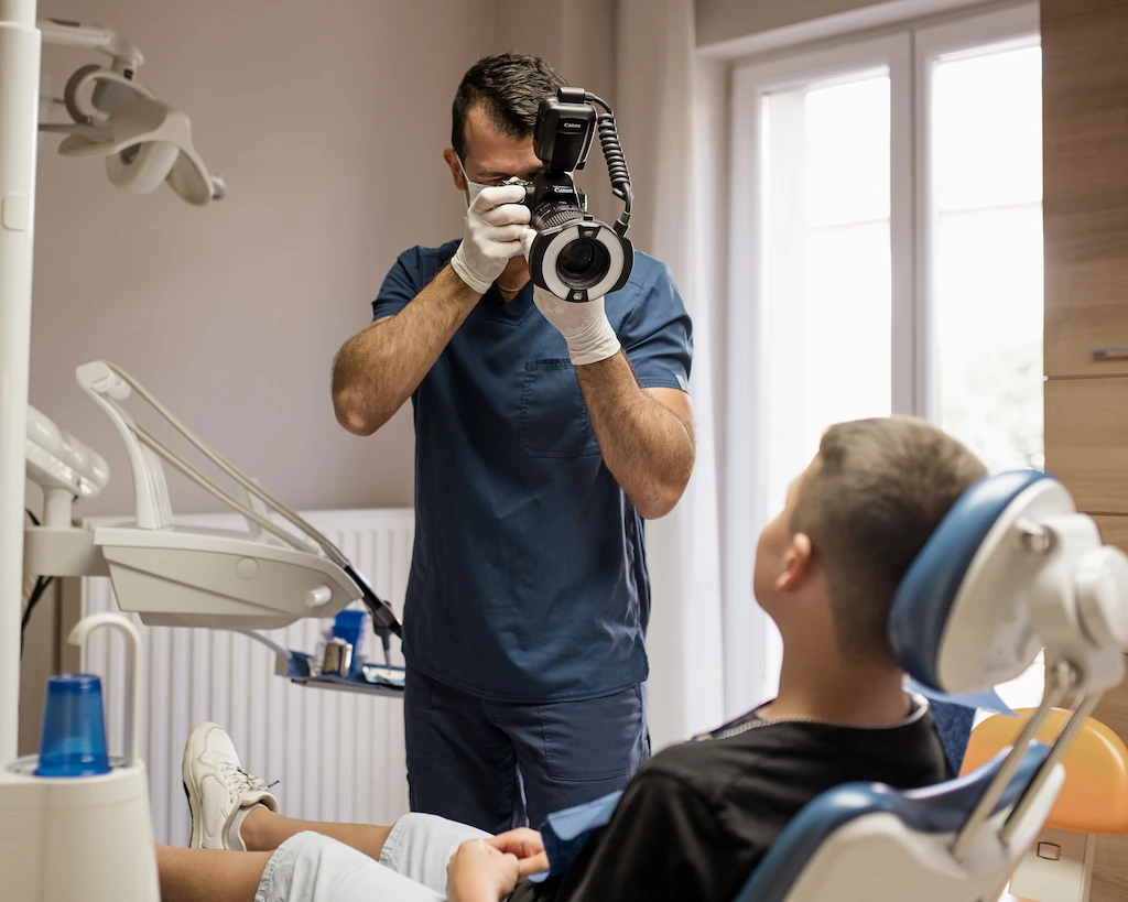 Fogszabályozás fényképezés